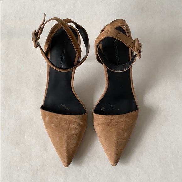 ALEXANDER WANG | LOVISA tan suede heels , IT 37 - Picture 2 of 10